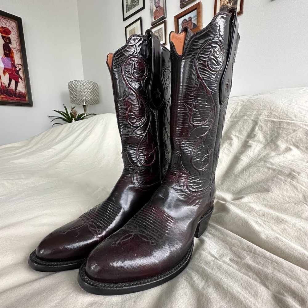 Tony Lama Signature Series 1010 Western/Cowboy Boots Men's Size 8 - Made in USA